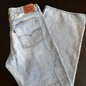 Levi's Women's 90’s Baggy Bootcut  Light Blue Straight Jeans